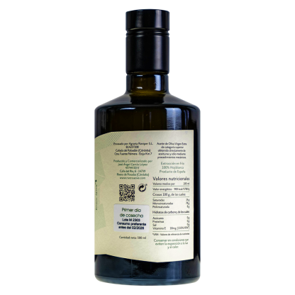 Botella 500ml aceites Rivero Aove